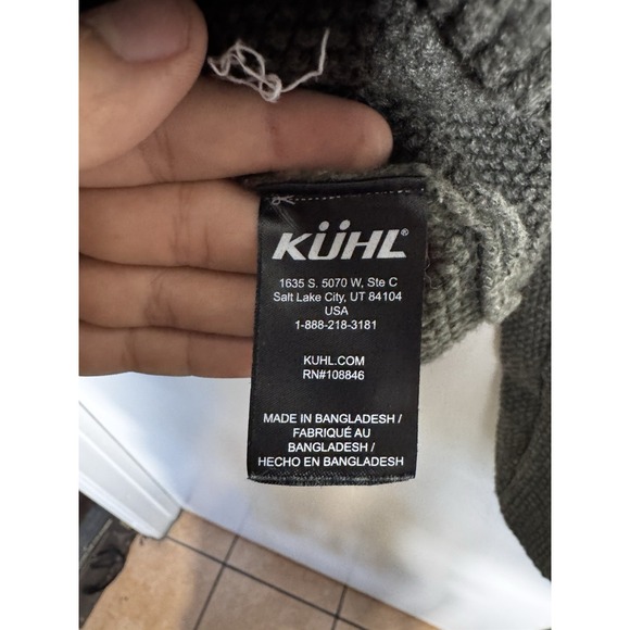 KÜHL Women's XL Colorblock Sweater Merino Wool Blend Crew Neck Pullover - Picture 4 of 12